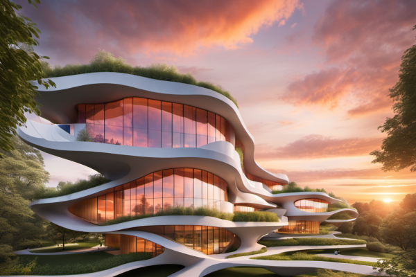 A sustainable building in a park, Model: sd_xl_base_1.0 + Refiner